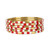 Veda Bracelets Set of 6 - Red/White 