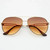 Henry Gold Brown Sunglasses, Gold/Brown