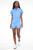 Parker Short Sleeve Romper, Azure Blue