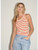 Walker Stripe Tank, Racerback Chili Stripe