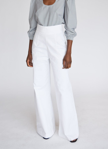 パンツ MURRAL 23SS Melt trousers (White) size1 MURRAL 23SS Melt trousers (White) size1