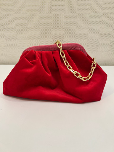 Red Velvet Purse