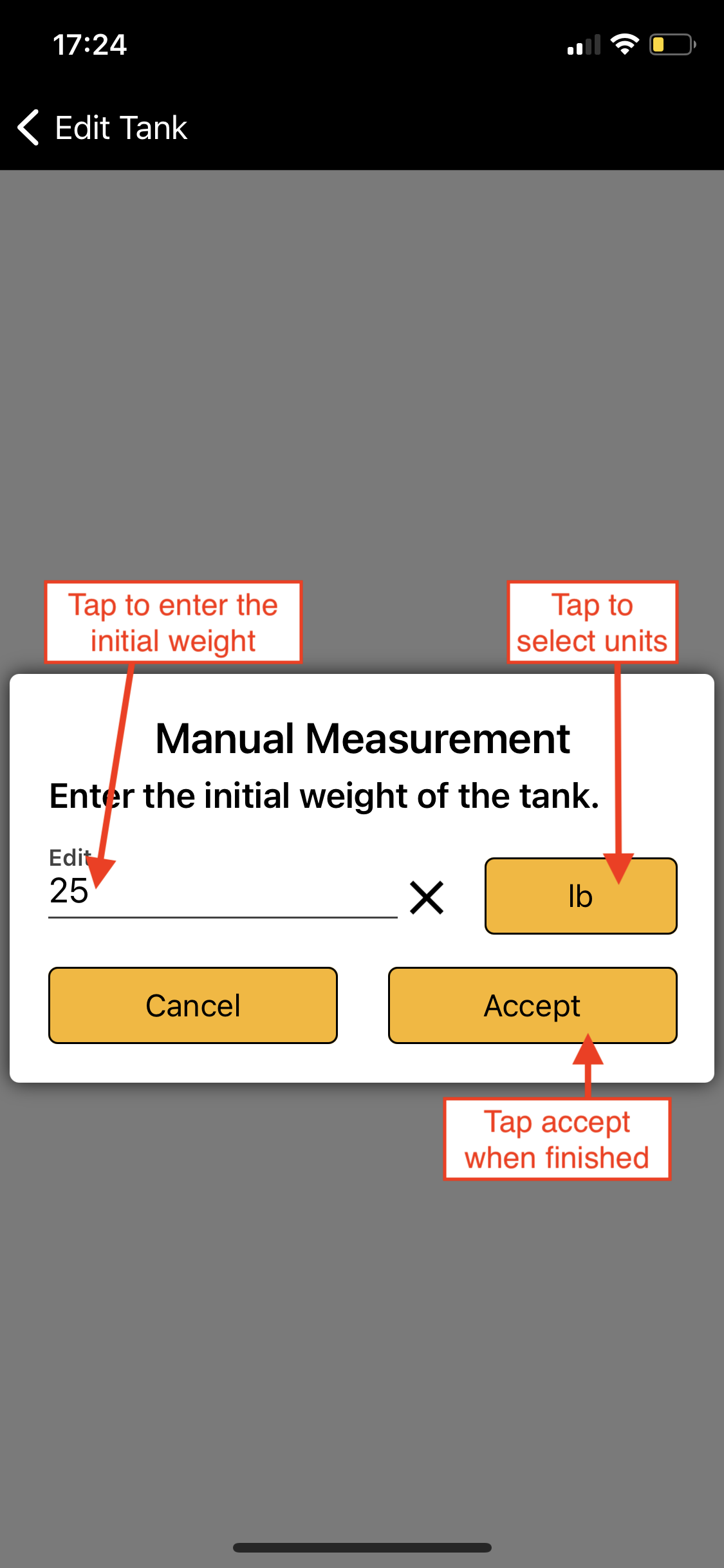 screenshot of step 7.2 instructions