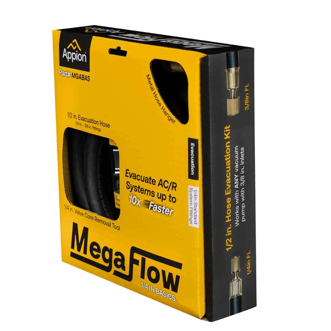 Appion MGABAS MegaFlow Basics kit retail packaging