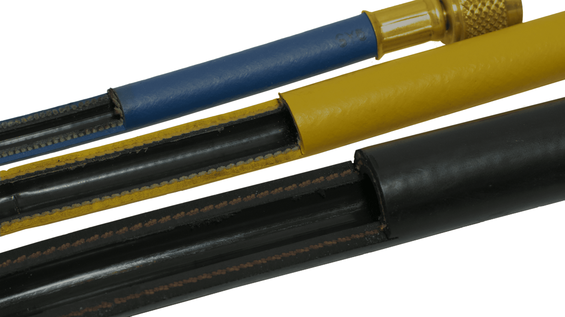 MegaFlow 3/8 in. Hose - 6 ft [3/8FL to 1/4FL] Blue