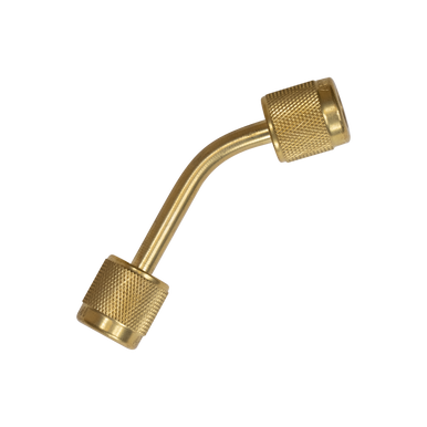 MegaSeal 4 in. 45º Vacuum-Rated Connector - 1/4 in. to 1/4 in.