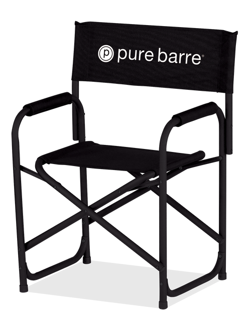 PB - Standard Directors Chair Fusion Print - White (24" X 18" X 35") (Drop Ship)