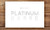 Platinum Barre Sign - Acrylic/ Silver