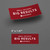 Pure Barre - Small Movements Magnet 4" (Pack of 50) - Red/White