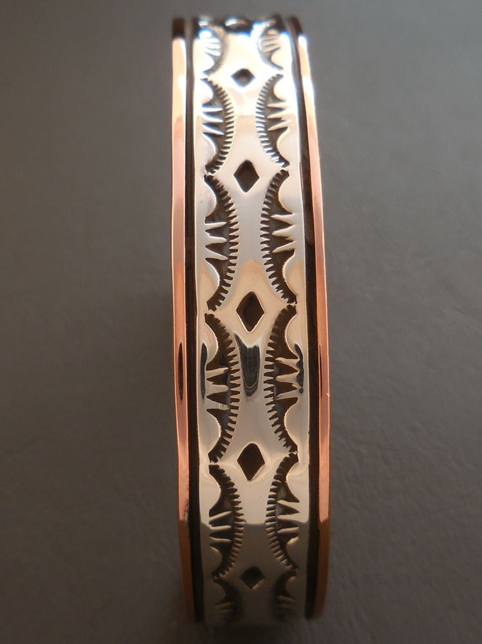 Copper Spinner Bracelet with Sterling Silver | Barbara Kay Jewelry