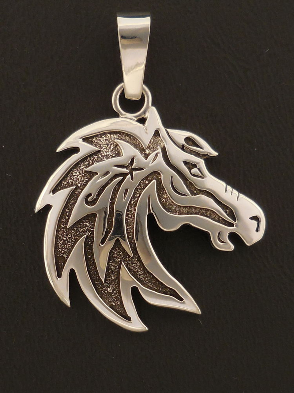 Horse Necklace In Sterling Silver, Silver | £92.50 | Closer