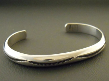 Womens Sterling Silver Cuff Bracelet | Native American Handmade