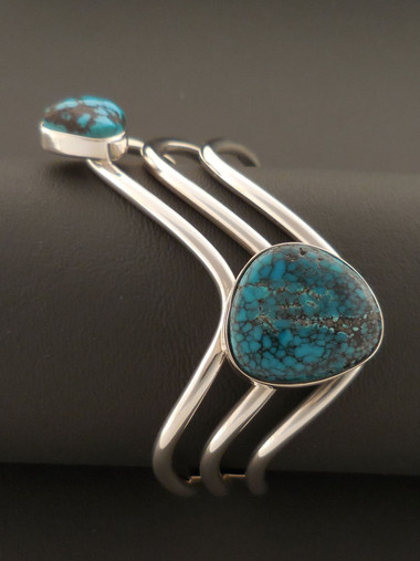 Authentic Navajo Turquoise Bracelet by Leroy Begay