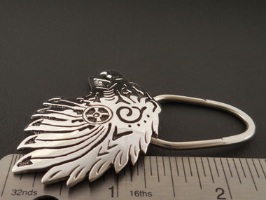 アクセサリー SILVER EAGLE
ASTATIC E15:8cm K18 Sun Flare Head Eagle｜Horizon Blue Jewelry