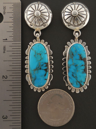 Pursue the Wild Crowns of Glory Turquoise Earrings | Montana Silversmiths