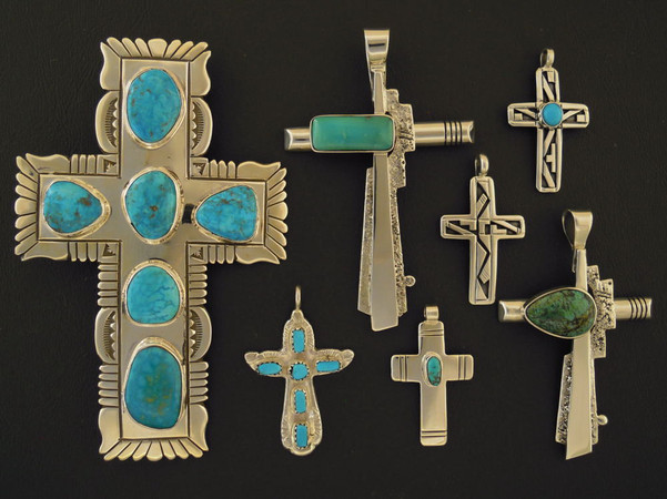 Authentic Native American Cross Pendants - Custom Handmade