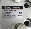 SMC MGPL32N-25-Y59AL Guided Cylinder, 32mm Bore 25mm Stroke