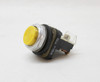 Allen Bradley 800T-B Flush Yellow Pushbutton, Momentary Series T