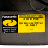 Panasonic M9MC60GBK4W1 Servo Motor, 4P, 60W, 3-Phase, 220V, 50Hz, 0.46A, 1375 RPM w/ M9GC50B Gear Head
