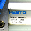Festo DNU-32-200PPV-A Pneumatic Cylinder, Double Acting, 32mm Bore, 200mm Stroke, 12 Bar Max, 180 PSI