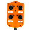 Lumberg ASB 4 LED-5/4 Sensor Distribution Box, 4-Port