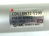 SMC CDG1BN32-1100 Pneumatic Roundline Cylinder, 1.0 MPa, 32mm Bore, 1100mm Stroke