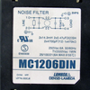 Lambda MC1206DIN Power Line Noise Filter, 250V AC