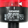 Siemens 8WD4 308-0AA Tube Mount w/ 8WD4 300-1AB Continuous Red Stack Light, 230V