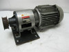 Miki Pully Co. Motor Coupled Clutch Brake 126-08-4B with Hitachi VTFO 0.4 Kw 220