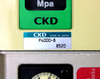 CKD P4000-8 Mechanical Pressure Switch w/ V1000-8 Shut-Off Valve 1/4" Port
