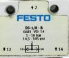 Festo OS-1/8-B OR Gate Pneumatic Valve 1-10 Bar