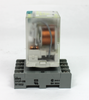 Square D 8501KPD12V53 Relay w/ Idec SR2P-06 Relay Socket 10A