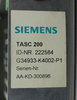 Siemens TASC 200 PLC 6-Slot Card Chassis Board Rack