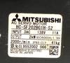 Mitsubishi HC-SF202BC1H-S2 Servo Motor w/ Cyclo Drive CNHM-4115-11 Gear Motor *ENCODER CONNECTOR IS CHIPPED*