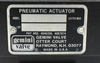 Gemini Valve B412 Pneumatic Actuator, 125 PSI Max