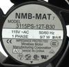 NMB-MAT 3115PS-12T-B30 Cooling Fan Ball Bearing, 115VAC