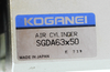 Koganei SGDA63x50 Pneumatic Guided Cylinder, 63mm Bore, 50mm Stroke