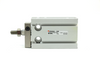 SMC CDUK20-15D Pneumatic Compact Cylinder, 20mm Bore, 15mm Stroke