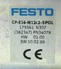 Festo CP-E16-M12x2-5POL Input Module, 8 Plug In Socket, 16 Digital Input
