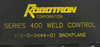 Robotron 419-0-0444-01 Series 400 Weld Control Backplane