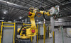 Fanuc R-2000iA/ 200FO Robot with R-J3iB Control, Turntable, ARO Spot Welder