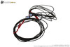 Keyence PS-55R PS-55T Through Beam Sensor with fiber optic cables and amplifier units black red wiring