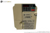 YASKAWA CIMR-JU4A0002BAA J1000 VFD Variable Frequency Drive with Digital Display Control Panel and Warning Labels