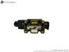 Parker D1VW020BNYCF5 Solenoid Valve with Black Housing Yellow Label Four Hydraulic Ports Threaded Connections