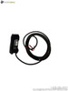 keyence fs-n11p fiber optic sensor amplifier with cable and bare wire ends black housing