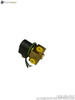 Parker 04F35C1116ACF4C01 2-Way Solenoid Valve Brass Body Yellow Ports Black Coil with Wires