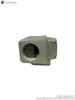 SMC VPA3185-20 Pneumatic Valve Body with Threaded Port and Mounting Flange Gray Metal Construction