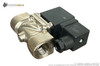 GRANZON E4B19-00V-01 Solenoid Valve with threaded ports and electrical connector right side view