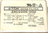 TDK ZAC2205-00U Noise Filter 250V-5A