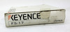 Keyence FS-17 Digital Fiber Optic Sensor, Amplifier NPN, 24V, New
